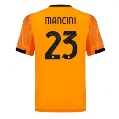 AS Roma Gianluca Mancini #23 Gostujuci Dres 2025-26 Kratak Rukav AS Roma Gianluca Mancini #23 Gostujuci Dres 2025-26 Kratak Rukav